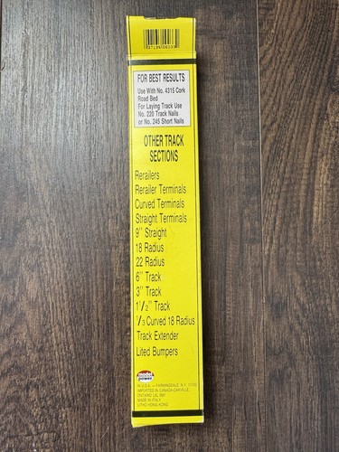 Model Power HO Scale 18" Curved Radius (4) Sections NOS NO. 33 Tracks - Picture 4 of 5