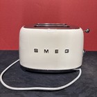SMEG TSF01CRUS 50's Retro Style Aesthetic 2 Slice Toaster - Cream