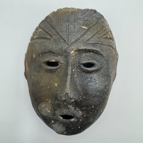 CAPULI Pre Columbian ART POTTERY Funeral Death 3" MASK Indigenous Narino Culture - Picture 18 of 24
