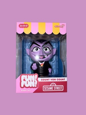 Sesame Street FUN! FUN!  Wave 1 Count Von Count Super 7 Brand New Mint In Box