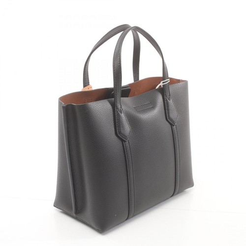 Tory Burch Perry Small Triple Compartment Handbag Bag Leather Women's Black 8192 - Picture 3 of 5
