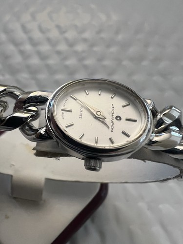 Reloj JB Champion Cuban Link, diseño famoso, acero inoxidable para dama, con reposo - Imagen 4 de 20