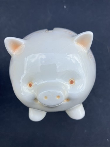 My First Piggy Bank Russ Berrie And Co. Inc. Precious Keepsakes Gift Pink Boxed - Picture 6 of 11