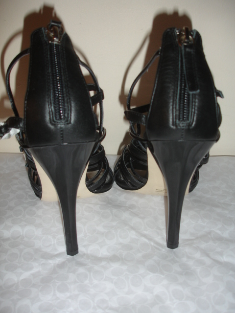 Nuevo Bebe Sonora Cuero Tamaño 8.5 Negro Zapatos Zapatos Zapatos Sandalias con Tiras Tacones De 4 3 4 mujeres 832aa1 Nuevo Bebe Sonora Cuero Tamaño 8.5 Negro Zapatos Zapatos Zapatos Sandalias con Tiras Tacones De 4 3 4 mujeres 832aa1