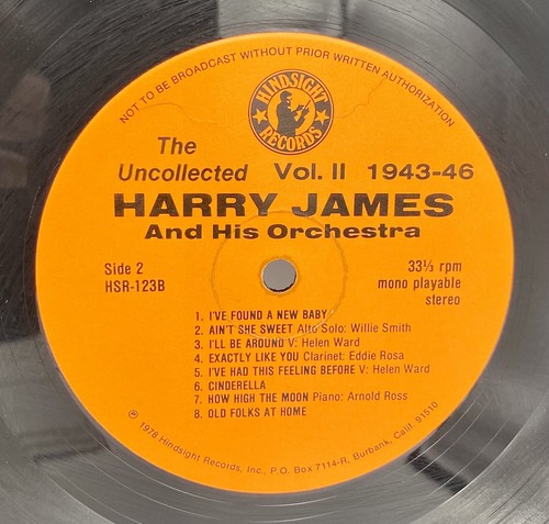 Vintage Harry James and His Orchestra 1943-1946 Vol.2 - Vinyl LP - Picture 3 of 12