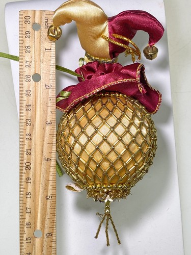 Ornamento natalizio 7" Wayne Kleski Jester Rinascimento Martedì Grasso - Foto 4 di 5