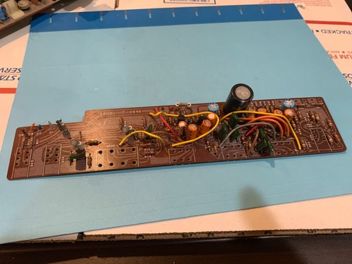 Sansui 6060 Stereo Receiver Parting Out F-2646 Tone Board with Controls Removed