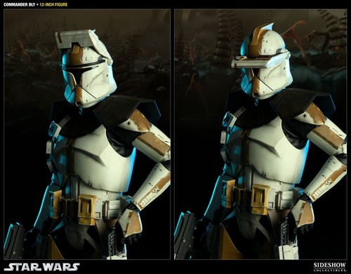 Sideshow Collectibles 1/6 Star Wars Clone Wars Commander Bly - Picture 10 of 11