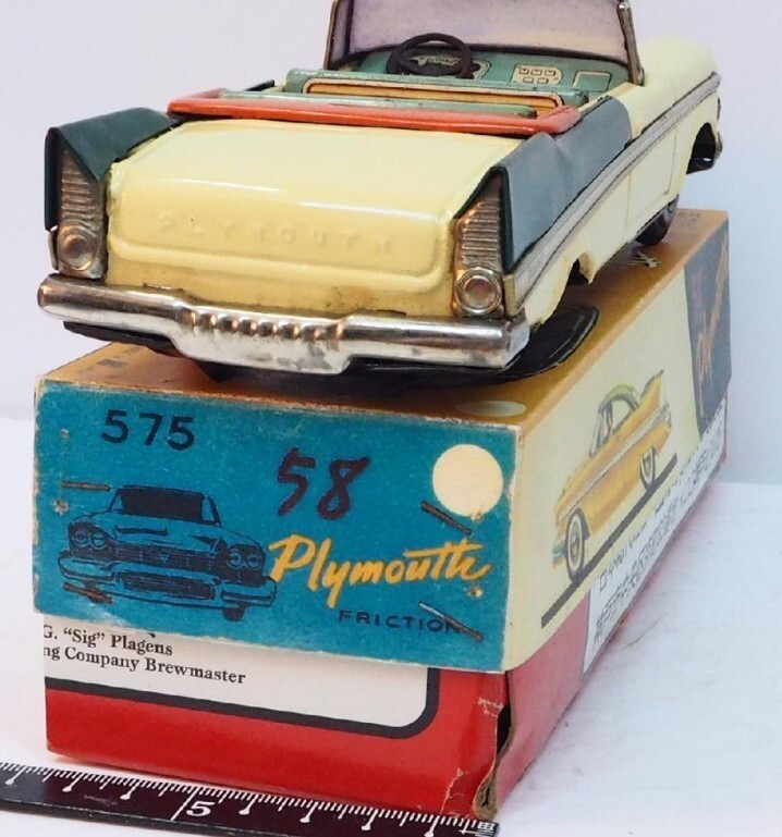 米澤【58マーキュリー モントクリア青 大】ブリキ tin toy car箱無 米澤【58マーキュリー モントクリア青 大】ブリキ tin toy car箱