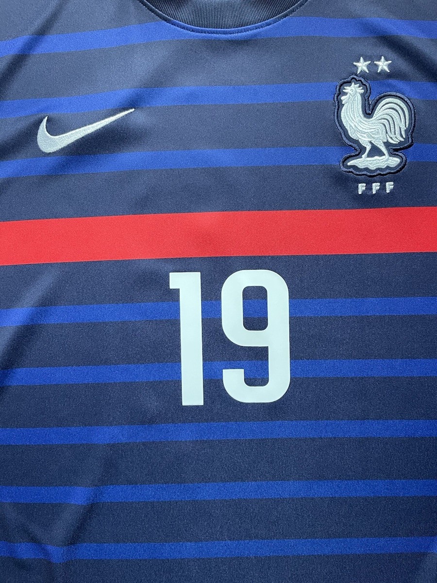 2020/21 France Home Jersey #19 Benzema Small EURO Nike