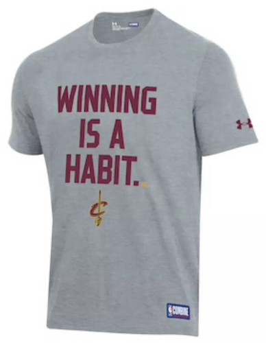 Under Armour Men’s Cleveland Cavaliers Winning Is A Habit Jersey Shirt XL Cavs - Picture 1 of 10