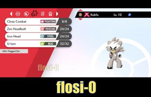 6IV Kubfu Gigantamax Pokemon Sword and Shield - Picture 2 of 2