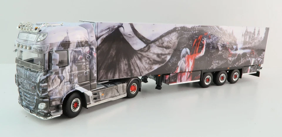 WSI 01-4308 DAF XF Super 4x2 Truck with Reefer Trailer - Heide Logistic - 1:50 - Image 4 of 4