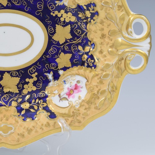 Stunning Regency Ridgway Porcelain Large Moulded Dessert Serving Dish 892 c.1825 - Picture 5 of 9