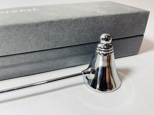 Vintage Waterford Crystal Candle Snuffer Ball Finial 11 1/2 Ireland Box - Picture 3 of 11