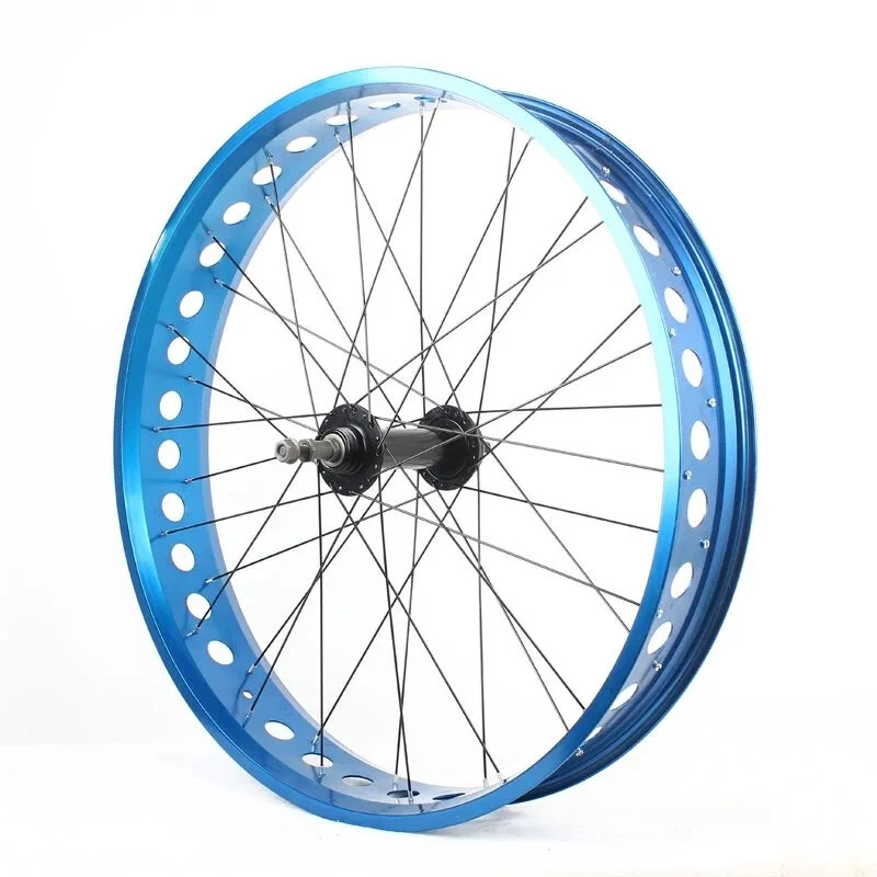 26/24/20inch Snow Bike Wheelset Fat Tire Disc Brake Wheels 7-Speed Freewheel - Image 3 of 4