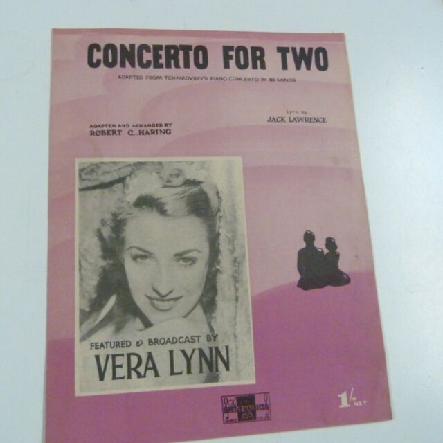 song sheet VERA LYNN concerto for two 1941 #15.07.2020-a song sheet VERA LYNN concerto for two 1941 #15.07.2020-a