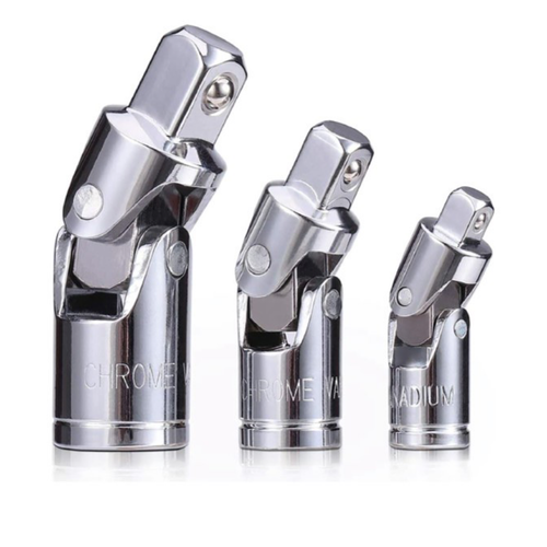 Universal Joint Socket Set-3Pcs 1/4", 3/8", 1/2", Chrome Vanadium Steel. - Picture 5 of 5