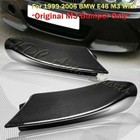 For 1999-2006 BMW E46 M3 CSL-Style Real Carbon Front Bumper Splitter Spoiler Lip