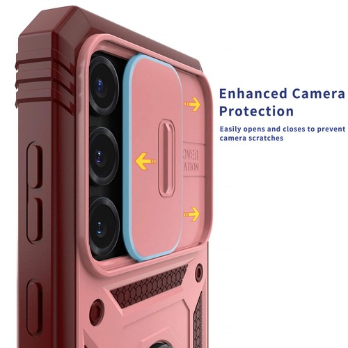 For Samsung Galaxy S25 Plus/S25 Ultra Ring Case Protective Cover Tempered Glass - Bild 14 von 60