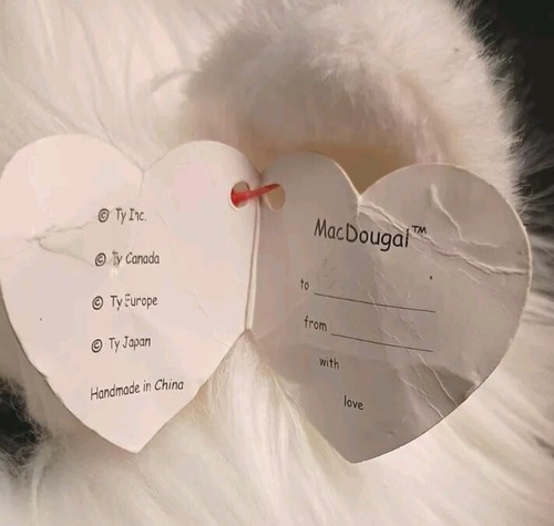 TY Classics Macdougal West Highland Terrier White Plush Dog Realistic Westie - Picture 17 of 22