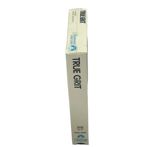 True Grit VHS Hi Fi 1979 John Wayne Sealed Paramount Watermarks No Barcode NEW - Picture 4 of 8