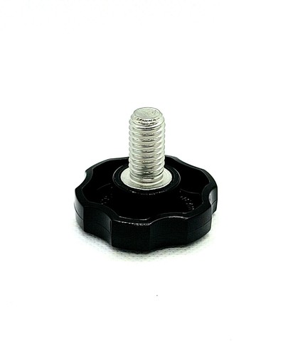 Tornillos de pulgar de 3/8" negros redondos de sujeción perilla de mano cabeza hexagonal de acero inoxidable - Imagen 20 de 33
