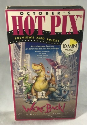 Blockbuster Hot Pix 10 Minute CBS Preview Sweepstakes Tape Oct 1993 VHS