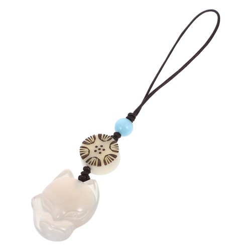 White Fox Pendant Quartz Phone Charm Cute Charms Miss Small Gift