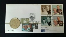 1997 Golden 50th Royal Wedding FDC and 5