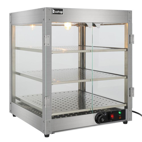 3 Tiers 800W Countertop Food Warmer Commercial Pastry Catering Display Case New - Picture 4 of 17