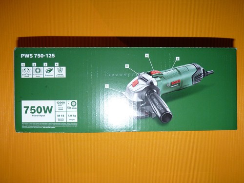 BOSCH Winkelschleifer PWS 750-125 black friday cyber deal munday week hype cult - Bild 7 von 8