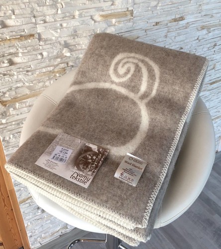 Blanket Throw Bed Sofa Fleece Cozy Plaid Soft Warm Wool 130x200cm Cat Beige - Picture 7 of 10