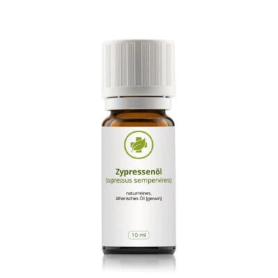 VITALUNDFITMIT100 GMBH Zypressenöl 10 ml - cupressus sempervirens - 100% naturreines ätherisches Öl