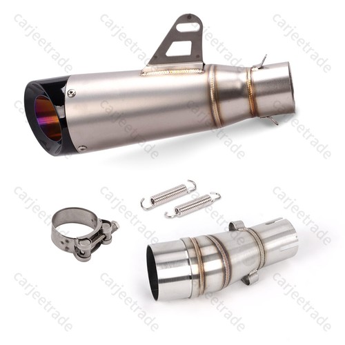 Exhaust Slip on Muffler Motorcycle For Kawasaki Ninja Z 250 Ninja 300 08-18 - Foto 7 di 7