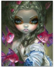 Strangeling Poissons Volants Les Poissons Roses- 11x14 Unframed Art Print Poster