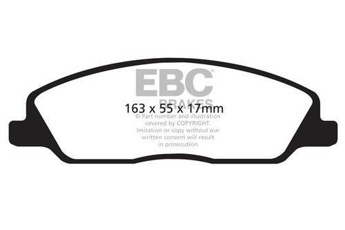 EBC Rear Discs & Redstuff Pads for Ford Focus Mk2 2.5 Turbo ST225 (2005 > 11) - Picture 2 of 4