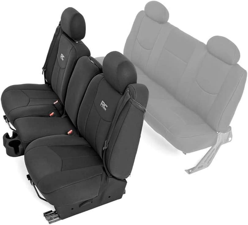Neoprene Front Seat Covers for Chevy Silverado & GMC Sierra 1500 (1999-2006) - W - Picture 1 of 6
