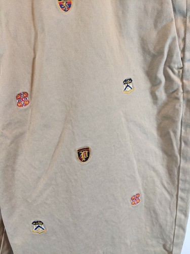 Polo Ralph Lauren Logo All Over Print College Chino Classic Fit 35x32 Men - Picture 4 of 8