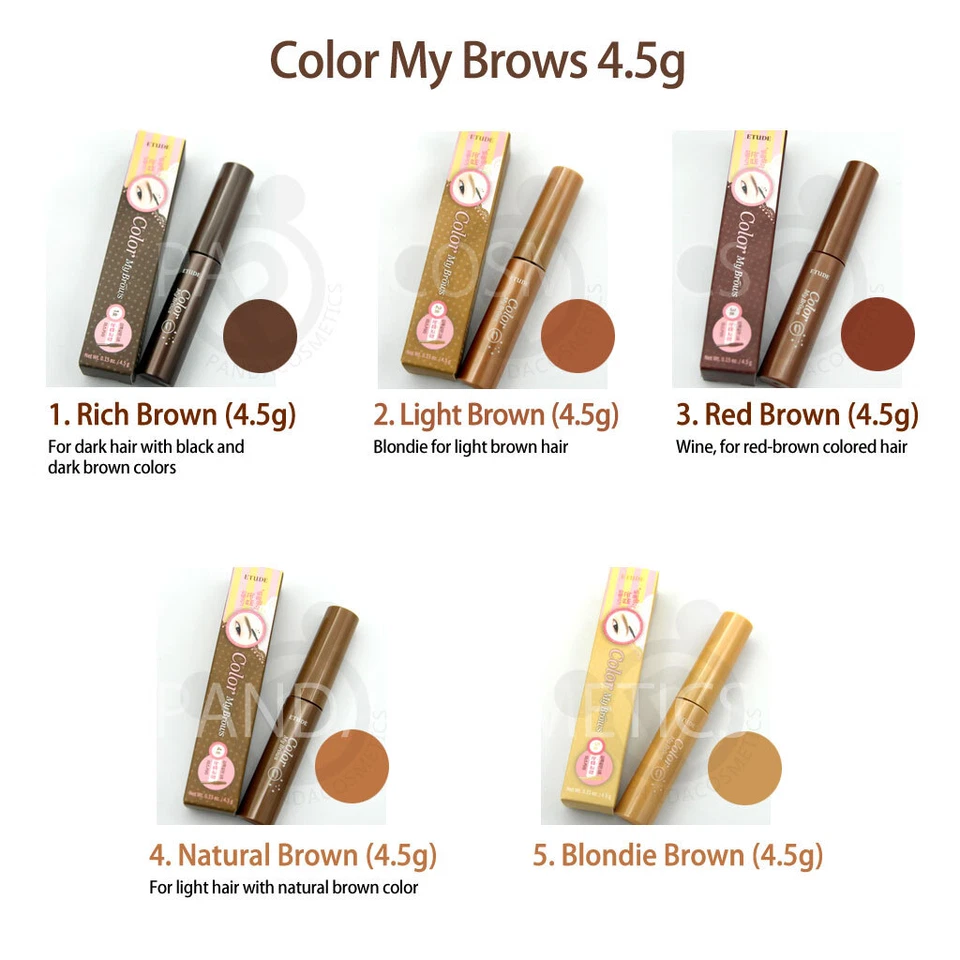 [ETUDE HOUSE] Color My Brows 4.5g / 9g Browcara (Korean Cosmetics) - Image 2 of 3