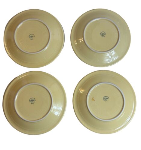 Fiestaware Dinner Plates Yellow 10.5” Genuine Homer Laughlin 90s Spring Easter - Picture 3 of 6