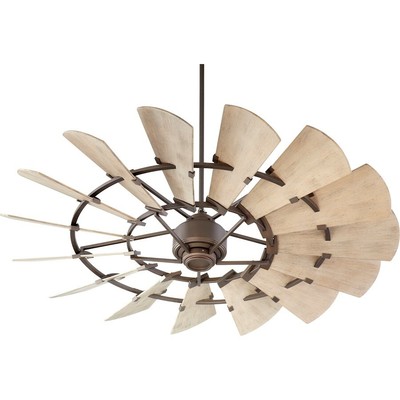 Quorum 60 15 Blade Windmill Ceiling Fan Oiled Bronze 196015 86 Quorum 60 15 Blade Windmill Ceiling, 72 Mercado 15 Blade Windmill Ceiling Fan
