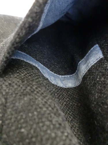 Gap Women's Modern Blazer, Grey 'Tweed' with Chambray Lining, XS - Picture 8 of 12