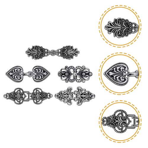 5 Piezas Multiusos Retro Mujeres Chal Clips Vestido Cinch Clip Camisa Clip Clip - Imagen 4 de 10