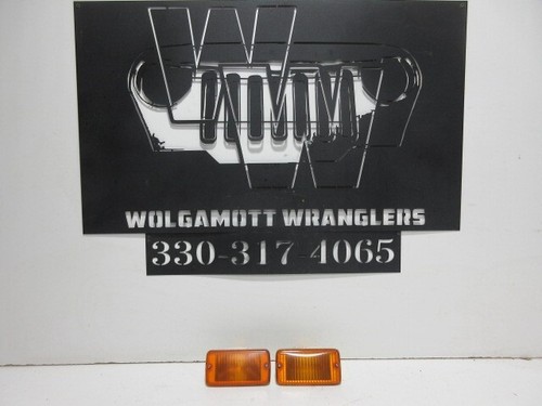 Jeep Wrangler TJ 97-06 Front Turn Signal Pair Driver Passenger NM 45 - Picture 1 of 5