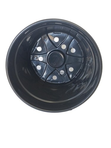 8" Runde Schwarz Kunststoff Gewächshaus Mama Töpfe - Wahrzeichen - Menge wählbar - Bild 4 von 5