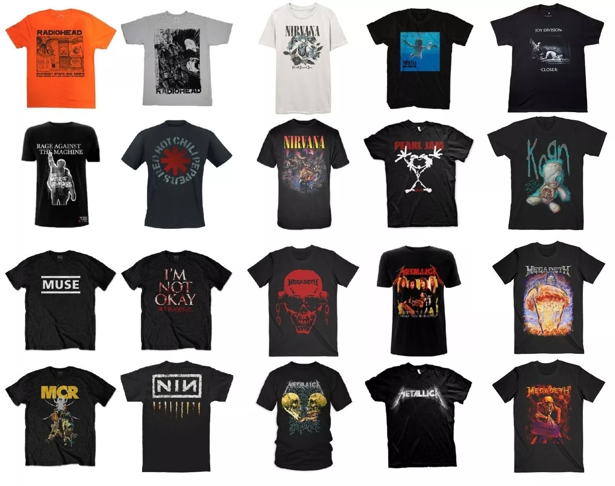 洋書 VINTAGE ROCK T-SHIRTS Unisex Cotton T-shirt for Adults - Casual Short Sleeve Rock