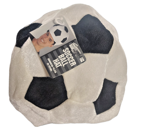 Neu Einheitsgröße Erwachsene Herren Fußball Mütze Kappe Halloween Kostüm Zubehör Fußball - Bild 1 von 3