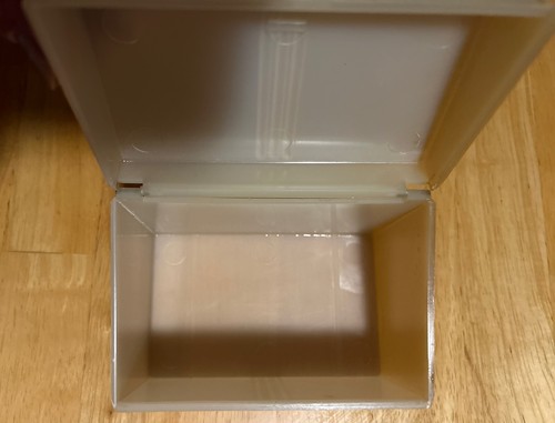 Welcome Ware Tupper Corp Yellow Recipe Box 1940’s Early Tupperware* - Picture 6 of 8
