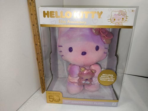 2024 Hello Kitty Jazwares 50th Anniversary Plush! New in Box Adorable!! - Picture 8 of 9